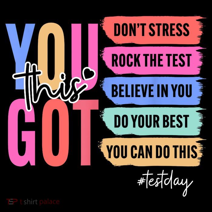 You Got This Don'T Stress Rock The Test Test Day Student Sweatshirt