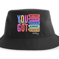 You Got This Don'T Stress Rock The Test Test Day Student Sustainable Bucket Hat