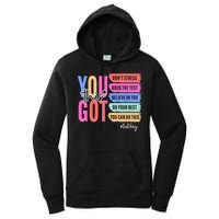You Got This Don'T Stress Rock The Test Test Day Student Women's Pullover Hoodie