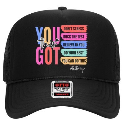 You Got This Don'T Stress Rock The Test Test Day Student Trucker Hat