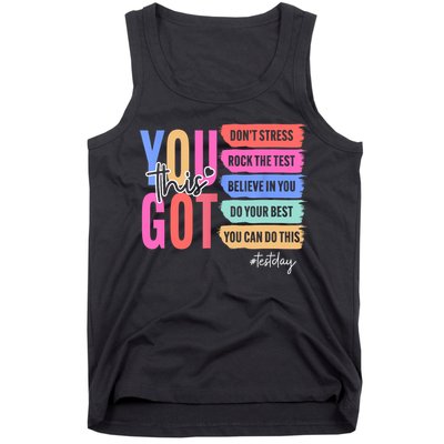 You Got This Don'T Stress Rock The Test Test Day Student Tank Top