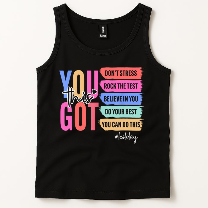 You Got This Don'T Stress Rock The Test Test Day Student Tank Top