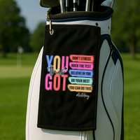 You Got This Don'T Stress Rock The Test Test Day Student Golf Towel