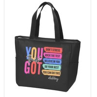 You Got This Don'T Stress Rock The Test Test Day Student Zip Tote Bag