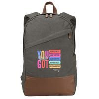 You Got This Don'T Stress Rock The Test Test Day Student Cotton Canvas Backpack