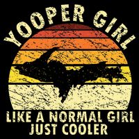 Yooper Girl Upper Peninsula Retro Upper Michigan Cooling Performance Crew T-Shirt