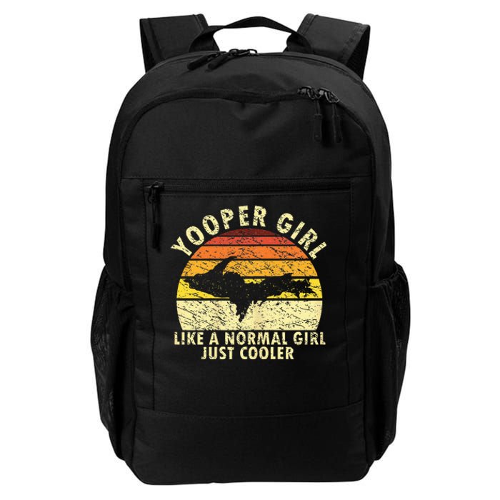 Yooper Girl Upper Peninsula Retro Upper Michigan Daily Commute Backpack