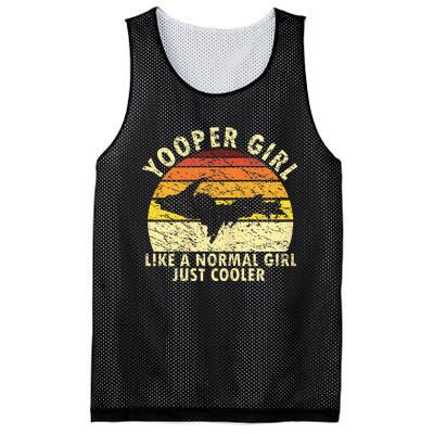 Yooper Girl Upper Peninsula Retro Upper Michigan Mesh Reversible Basketball Jersey Tank