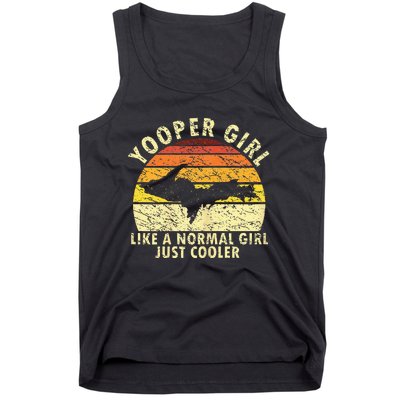 Yooper Girl Upper Peninsula Retro Upper Michigan Tank Top