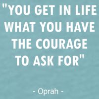 You Get What You Have The Courage To Ask For Quote Design Funny Gift Sueded Cloud Jersey T-Shirt