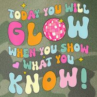 You Glow When You Show What You Know Legacy Tie Dye Trucker Hat