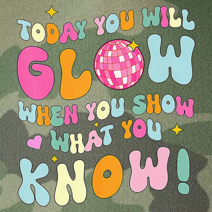 You Glow When You Show What You Know Legacy Tie Dye Trucker Hat