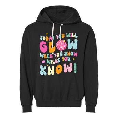 You Glow When You Show What You Know Garment-Dyed Fleece Hoodie