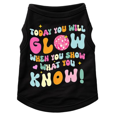 You Glow When You Show What You Know Doggie Tank