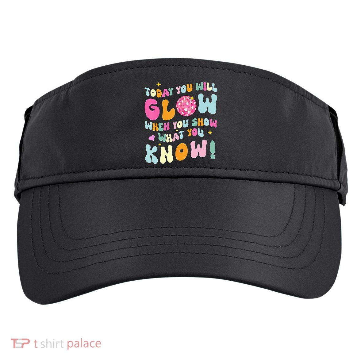 You Glow When You Show What You Know Adult Drive Performance Visor