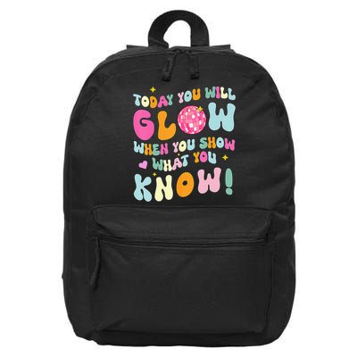 You Glow When You Show What You Know 16 in Basic Backpack