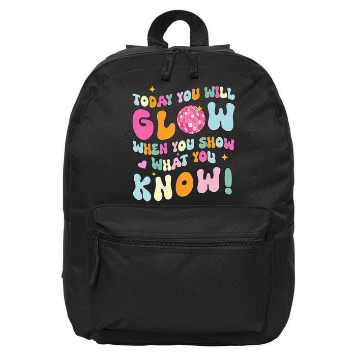 You Glow When You Show What You Know 16 in Basic Backpack