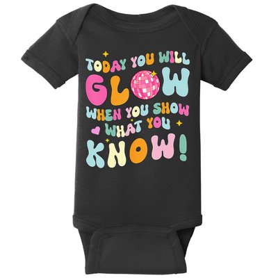 You Glow When You Show What You Know Baby Bodysuit