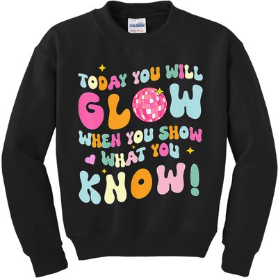 You Glow When You Show What You Know Kids Sweatshirt