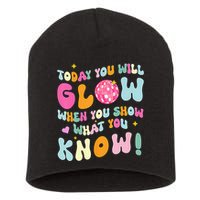 You Glow When You Show What You Know Short Acrylic Beanie