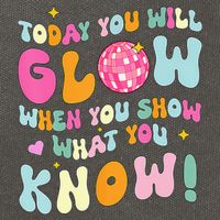 You Glow When You Show What You Know Cotton Canvas Backpack