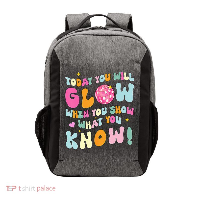 You Glow When You Show What You Know Vector Backpack