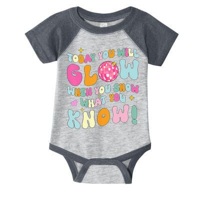 You Glow When You Show What You Know Infant Baby Jersey Bodysuit