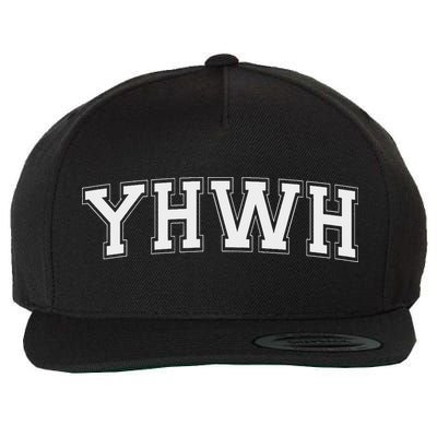 Yhwh God Yahweh Wool Snapback Cap