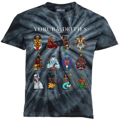 Yoruba Gods Kids Tie-Dye T-Shirt