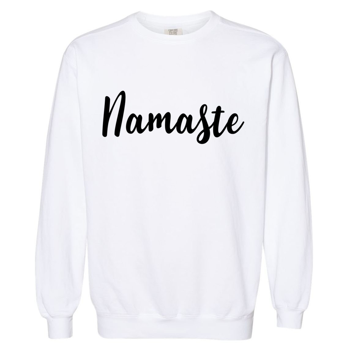 Yoga Greeting Yogi Yogini Yoga Teacher Namaste Gift Garment-Dyed Sweatshirt