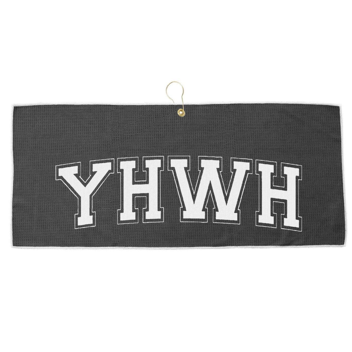 Yhwh God Yahweh Large Microfiber Waffle Golf Towel