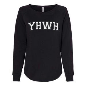 Yhwh God Yahweh Womens California Wash Sweatshirt