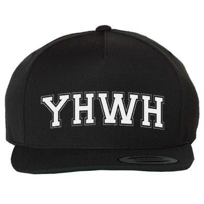 Yhwh God Yahweh Wool Snapback Cap