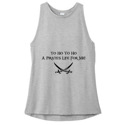 Yo Ho A Pirates Life For Me! Ladies PosiCharge Tri-Blend Wicking Tank