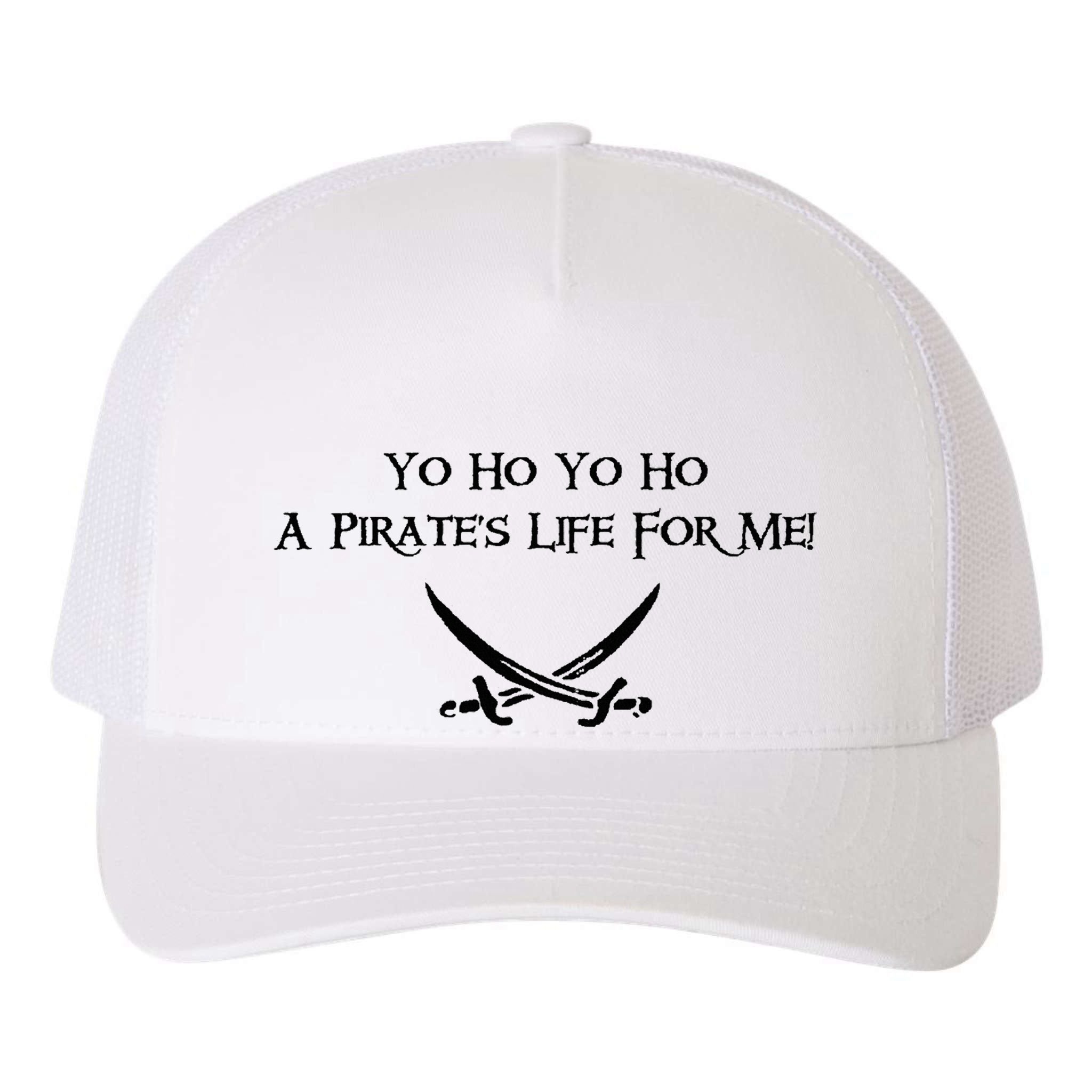 Yo Ho A Pirates Life For Me! Yupoong Adult 5-Panel Trucker Hat
