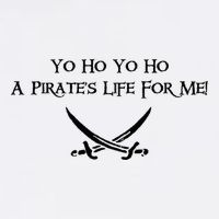 Yo Ho A Pirates Life For Me! Cooling Performance Crew T-Shirt