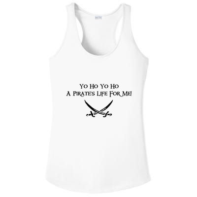 Yo Ho A Pirates Life For Me! Ladies PosiCharge Competitor Racerback Tank