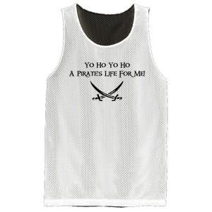 Yo Ho A Pirates Life For Me! Mesh Reversible Basketball Jersey Tank