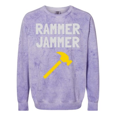 Yellow Hammer Alabama Football Rammer Jammer Colorblast Crewneck Sweatshirt