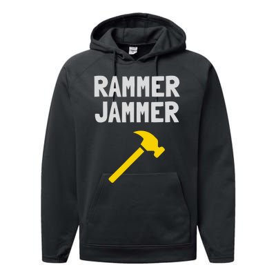 Yellow Hammer Alabama Football Rammer Jammer Performance Fleece Hoodie