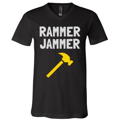 Yellow Hammer Alabama Football Rammer Jammer V-Neck T-Shirt