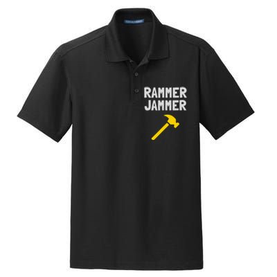 Yellow Hammer Alabama Football Rammer Jammer Dry Zone Grid Polo