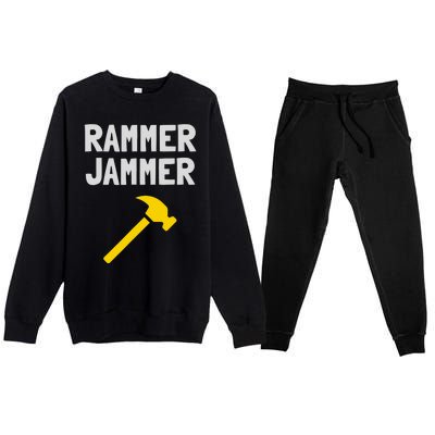 Yellow Hammer Alabama Football Rammer Jammer Premium Crewneck Sweatsuit Set