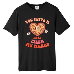 You Have A Pizza Of My Heart Pizza Lover Valentine's Day Gift Tall Fusion ChromaSoft Performance T-Shirt