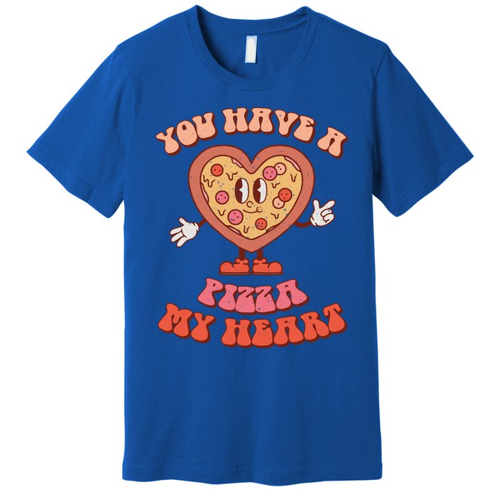 You Have A Pizza Of My Heart Pizza Lover Valentine's Day Gift Premium T-Shirt