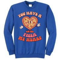 You Have A Pizza Of My Heart Pizza Lover Valentine's Day Gift Tall Sweatshirt