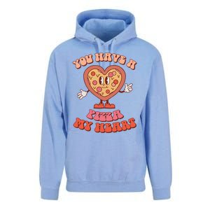 You Have A Pizza Of My Heart Pizza Lover Valentine's Day Gift Unisex Surf Hoodie