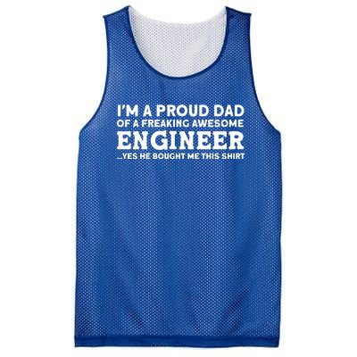 Yes He Bought Me This Engineer Dad Cool Gift Mesh Reversible Basketball Jersey Tank