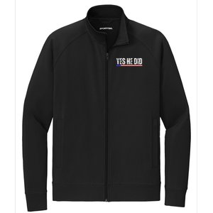 Yes He Can And Yes He Did Stretch Full-Zip Cadet Jacket