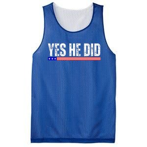 Yes He Can And Yes He Did Mesh Reversible Basketball Jersey Tank